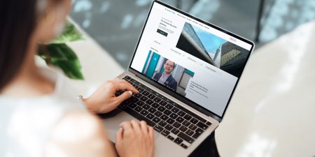 People using computer