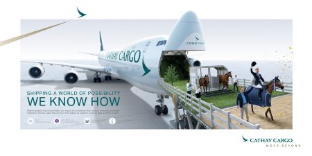 Transporting elite horses to Hong Kong for a top equestrian show demonstrates our Cathay Live Animal solution at work