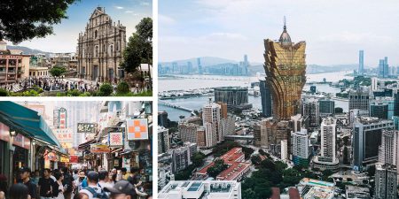 A large green Cathay Cargo truck parked on grass on a sunny day