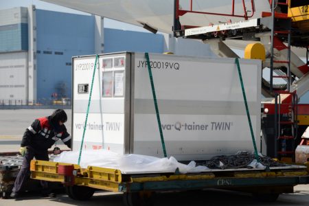 Va-Q-tainer Twin container on pallet