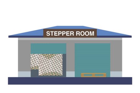 Illustration of stepper room transit storage