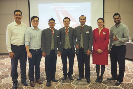 Manizam Maulana, Kennedy Chung, cargo team group photo