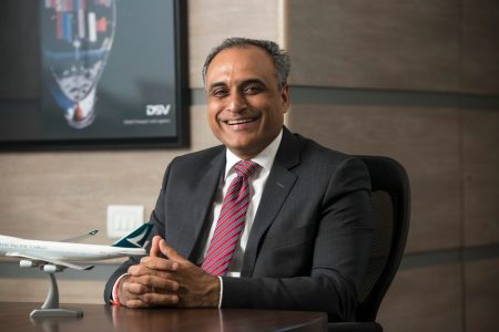 Sameer Khatri seated at desk