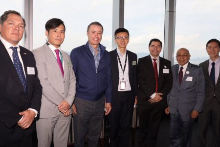 Delegates and Cathay management team