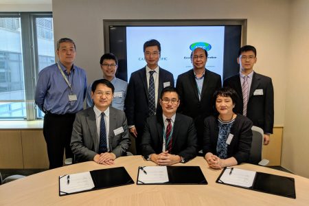 Cathay and APEC representatives pose for group photo during signing of MOU