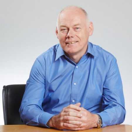Lorcan Barden seated at table