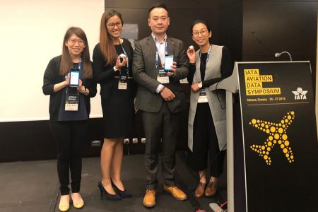 Calvin Hui and his team at IATA symposium