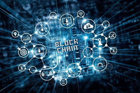 A conceptual illustration of blockchain technology