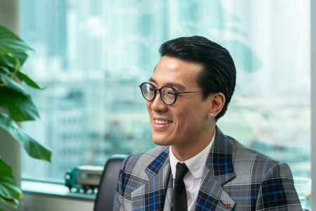 Derrick Yu in office