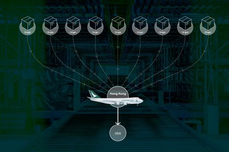 Conceptual illustration of Merge In Transit model
