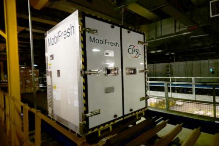Mobifresh container on ULD transport system
