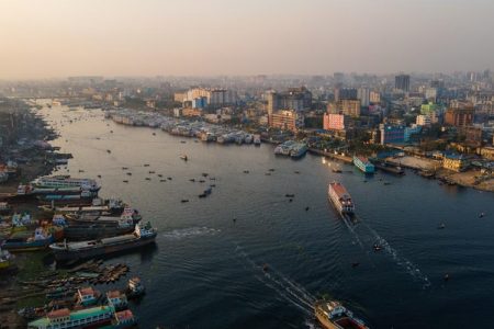 Aerial view of Dhaka 