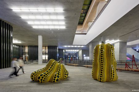 Sculptures on display at M+ Museum