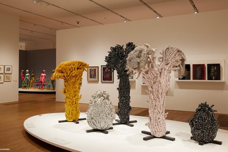 Yayoi Kusama Sculptures on display at M+ Museum