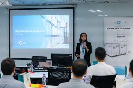 Emma Wong presenting