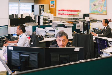 Cathay Staff at Cargo Operation Centre in Cargo terminal