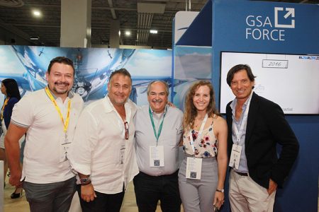 Team promoting Cathay Cargo’s interline links between South and Latin America at Air Cargo Americas