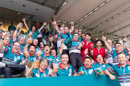 Top global customers gather in Hong Kong to hear the latest from Cathay Cargo and to enjoy the Sevens