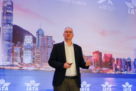 Cathay Cargo Terminal Chief Operating Officer Mark Watts outlines the remarkable work in recycling plastic sheets 