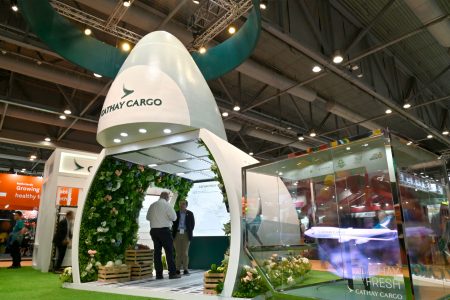 Cathay Cargo Asia Fruit Logistica booth