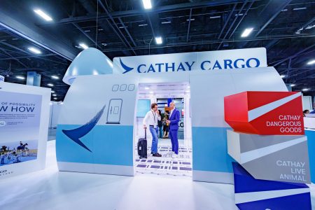 Cathay Cargo exhibited for the first time, taking the brand message to the show floor
