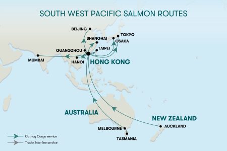 south west pacific salmon routes