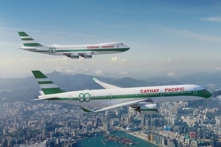 CATHAY PACIFIC 747-8F キャセイパシフィック 80周年 Cathay celebrates 80 years with special freighter livery | Cathay