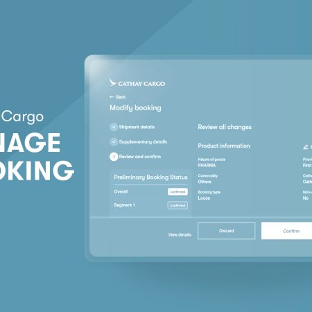 cathay cargo booking interface